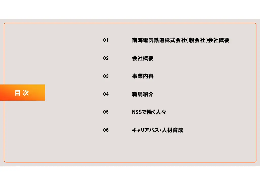 会社説明スライド画像